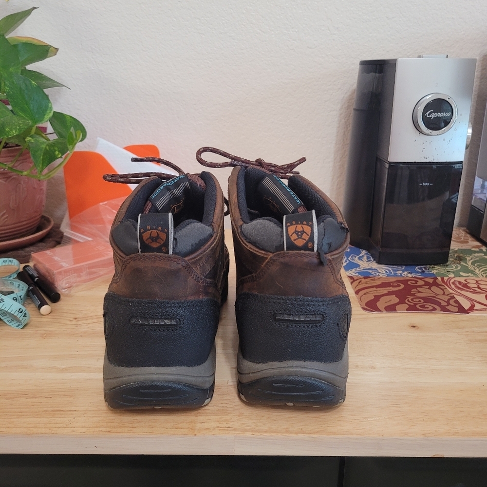 Ariat Terrain Waterproff Ankle Hiking Boots Women's 9 In New Condition Copper - Picture 3 of 7